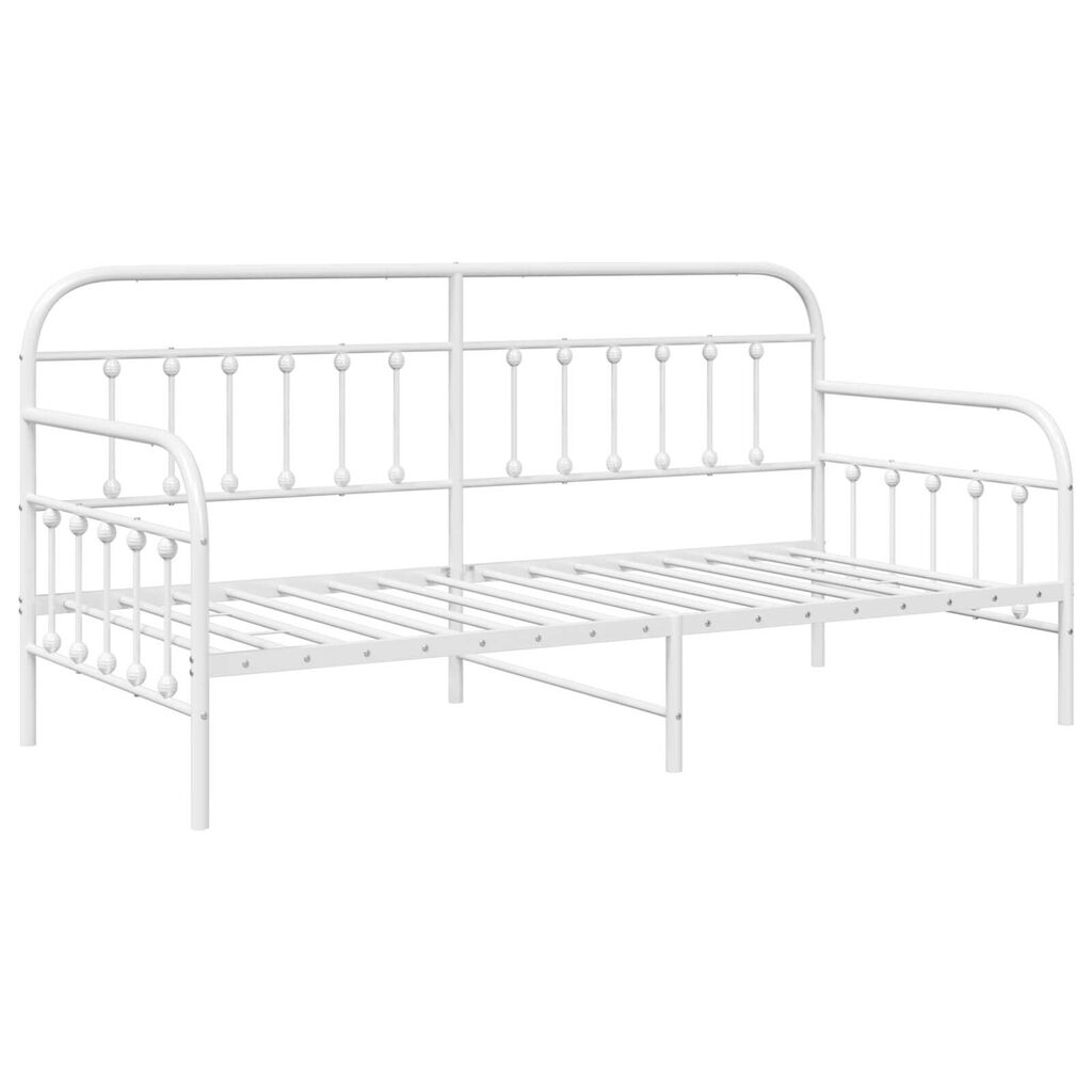 vidaXL Σκελετός Ημέρας Λευκός 100x200 cm Χάλυβας