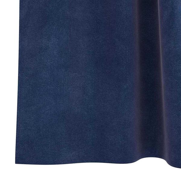 vidaXL Κουρτίνες με κουρτίνες 2 pcs Σκούρο Μπλε 140 x 140 cm Βελούδο