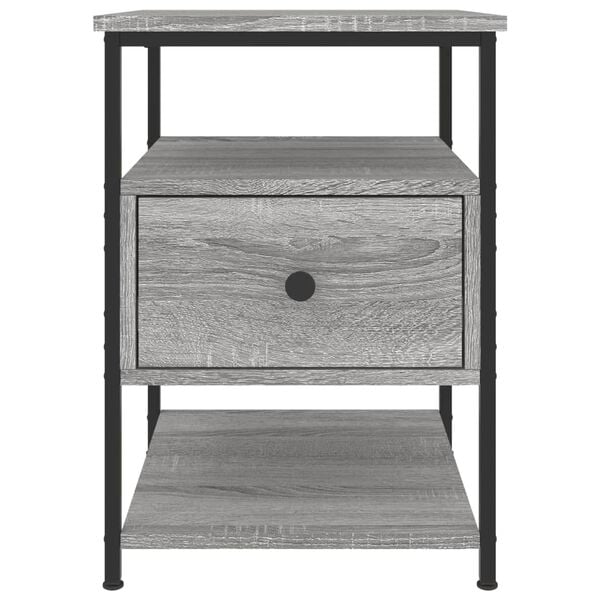 vidaXL Κομοδίνο Γκρι Sonoma 40 x 42 x 56 εκ. από Επεξεργασμένο Ξύλο