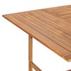 vidaXL Τραπέζι Κήπου 150 x 150 x 76 εκ. από Μασίφ Ξύλο Teak
