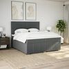 vidaXL &Kappa;&rho;&epsilon;&beta;ά&tau;&iota; Boxspring &mu;&epsilon; &Sigma;&tau;&rho;ώ&mu;&alpha; &Sigma;&kappa;&omicron;ύ&rho;&omicron; &Gamma;&kappa;&rho;&iota; 200x200 &epsilon;&kappa;. &Upsilon;&phi;&alpha;&sigma;&mu;ά&tau;&iota;&nu;&omicron;