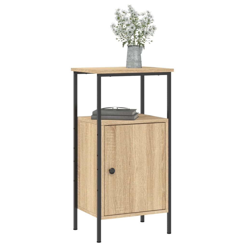 vidaXL Κομοδίνο Sonoma Δρυς 41 x 31 x 80 εκ. από Επεξεργασμένο Ξύλο