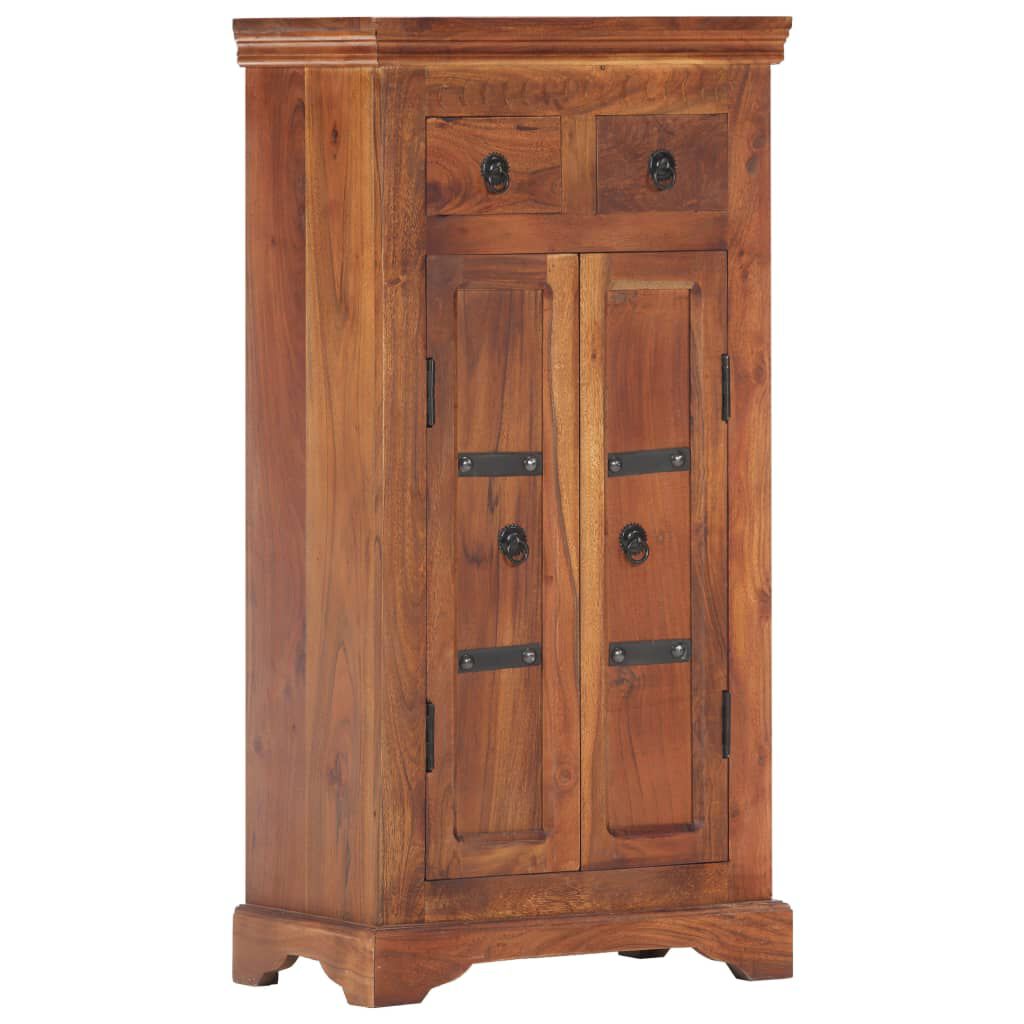 vidaXL Ντουλάπι / Ψηλός Μπουφές 50 x 30 x 100 εκ. Μασίφ Ξύλο Ακακίας