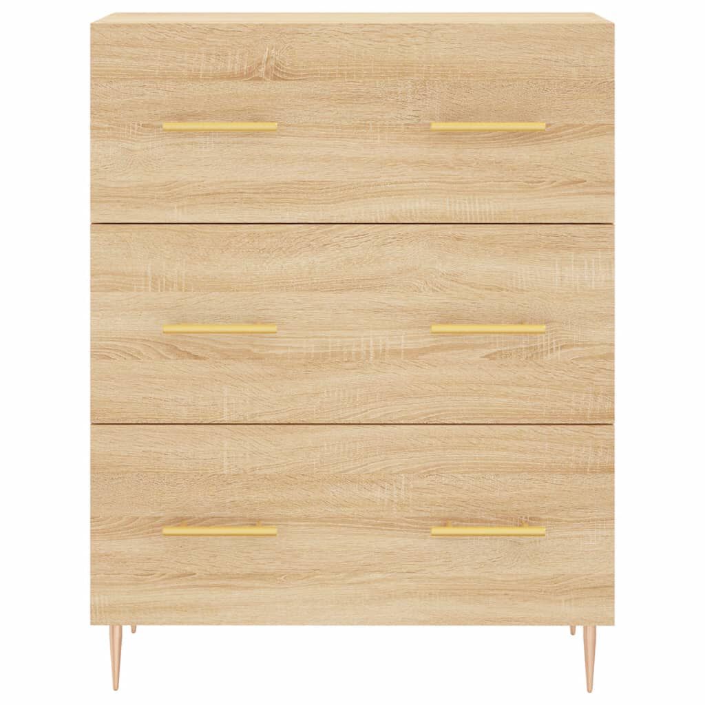 vidaXL Ντουλάπι Sonoma Δρυς 69,5 x 34 x 90 εκ. από Επεξεργασμένο Ξύλο