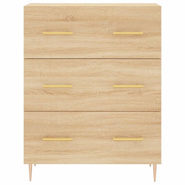 vidaXL Ντουλάπι Sonoma Δρυς 69,5 x 34 x 90 εκ. από Επεξεργασμένο Ξύλο