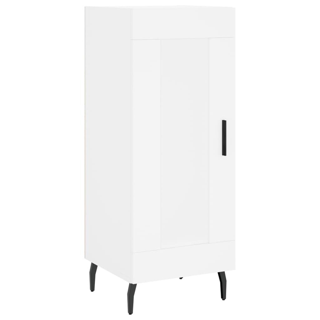 vidaXL Ντουλάπι Λευκό 34,5 x 34 x 180 εκ. από Επεξεργασμένο Ξύλο