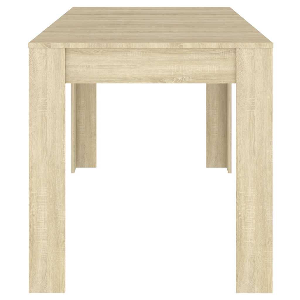 vidaXL Τραπεζαρία Sonoma Δρυς 140 x 74,5 x 76 εκ. Επεξεργασμένο Ξύλο