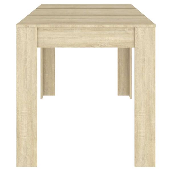 vidaXL Τραπεζαρία Sonoma Δρυς 140 x 74,5 x 76 εκ. Επεξεργασμένο Ξύλο