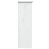 vidaXL Ντουλάπι BODO Λευκό από Μασίφ Ξύλο Πεύκου με Γυάλινες Πόρτες
