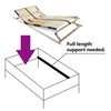 vidaXL Βάση κρεβατιού με λάμες Καφέ 70 x 190 cm Στερεό Ξύλο Μηλιάς