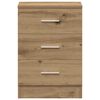 vidaXL Κομοδίνο Αρτισιανή Δρυς 38x35x55 εκ. από Επεξεργασμένο Ξύλο