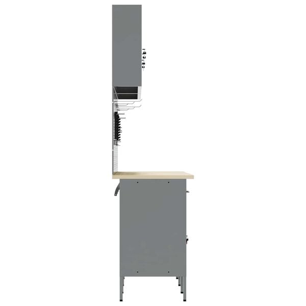 vidaXL &Nu;&tau;&omicron;&upsilon;&lambda;ά&pi;&alpha; &Epsilon;&rho;&gamma;&alpha;&sigma;ί&alpha;&sigmaf; 10 pcs &Kappa;ό&kappa;&kappa;&iota;&nu;&omicron; &Mu;&eta;&chi;&alpha;&nu;&iota;&sigma;&mu;έ&nu;&omicron; &xi;ύ&lambda;&omicron; &kappa;&alpha;&iota; &alpha;&tau;&sigma;ά&lambda;&iota;