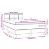 vidaXL &Kappa;&rho;&epsilon;&beta;ά&tau;&iota; Boxspring &mu;&epsilon; &Sigma;&tau;&rho;ώ&mu;&alpha; &Sigma;&kappa;&omicron;ύ&rho;&omicron; &Pi;&rho;ά&sigma;&iota;&nu;&omicron; 120x210&epsilon;&kappa;. &Beta;&epsilon;&lambda;&omicron;ύ&delta;&iota;&nu;&omicron;
