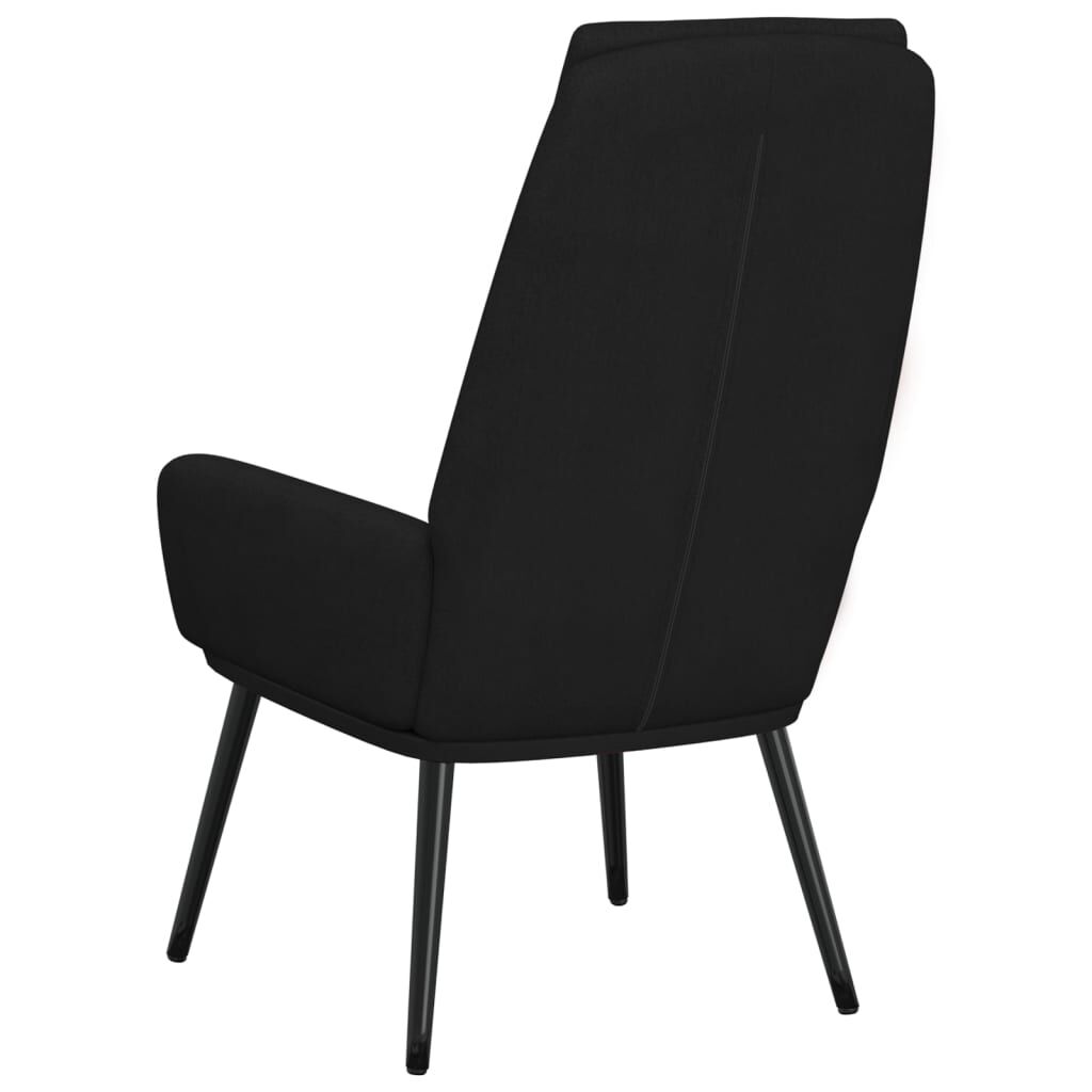 vidaXL Πολυθρόνα Relax Μαύρη Υφασμάτινη