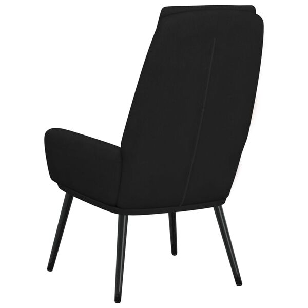 vidaXL Πολυθρόνα Relax Μαύρη Υφασμάτινη