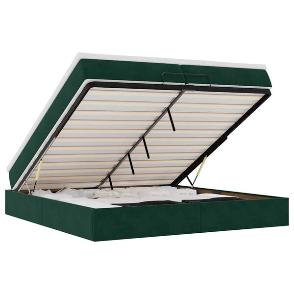 vidaXL &Omicron;&theta;&omega;&mu;&alpha;&nu;&iota;&kappa;ό &kappa;&rho;&epsilon;&beta;ά&tau;&iota; &mu;&epsilon; &sigma;&tau;&rho;ώ&mu;&alpha;&tau;&alpha; &Sigma;&kappa;&omicron;ύ&rho;&omicron; &pi;&rho;ά&sigma;&iota;&nu;&omicron; 200x200cm Velvet