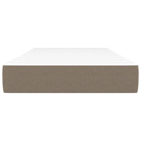 vidaXL Στρώμα με Pocket Springs για Παιδιά Taupe 80x160εκ Υφασμάτινο