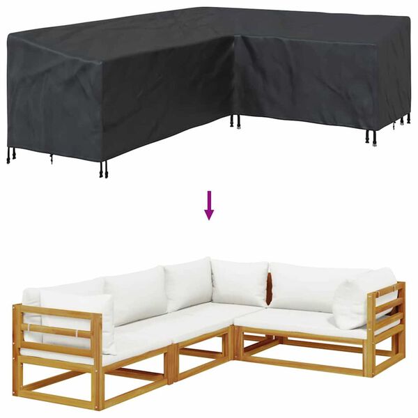 vidaXL Κάλυμμα επίπλων εξωτερικού χώρου 260 x 210 x 80 cm