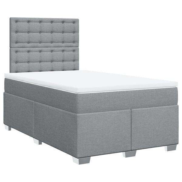 vidaXL &Kappa;&rho;&epsilon;&beta;ά&tau;&iota; Boxspring &mu;&epsilon; &Sigma;&tau;&rho;ώ&mu;&alpha; &Alpha;&nu;&omicron;&iota;&chi;&tau;ό &Gamma;&kappa;&rho;&iota; 120x200 &epsilon;&kappa;. &Upsilon;&phi;&alpha;&sigma;&mu;ά&tau;&iota;&nu;&omicron;