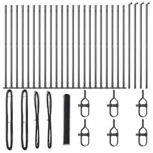 vidaXL &Sigma;&tau;ύ&lambda;&omicron;&sigmaf; &Pi;&epsilon;&rho;&iota;&phi;&rho;ά&xi;&epsilon;&omega;&nu; &Gamma;&kappa;&rho;&iota; 50 x 1,2 &mu; (25 &mu;&mu; &pi;&lambda;έ&gamma;&mu;&alpha;)