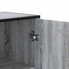 vidaXL Highboard Grey Sonoma Κατασκευασμένο ξύλο και μέταλλο