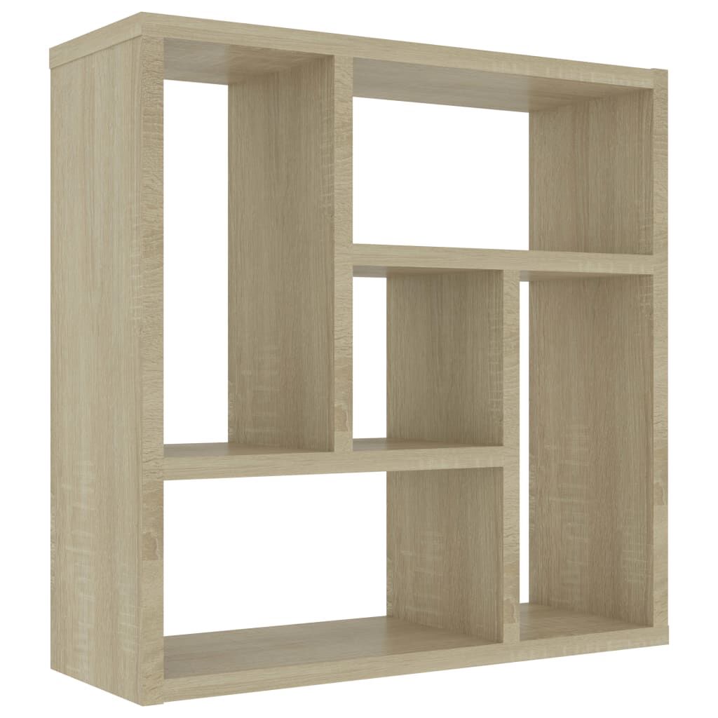 vidaXL Ραφιέρα Τοίχου Sonoma Δρυς 45,1 x 16 x 45,1 εκ. από Επεξ. Ξύλο