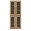 vidaXL Highboard 2 pcs Artisan Oak &Sigma;ύ&nu;&theta;&epsilon;&tau;&omicron; &Xi;ύ&lambda;&omicron; &kappa;&alpha;&iota; &Gamma;&upsilon;&alpha;&lambda;ί
