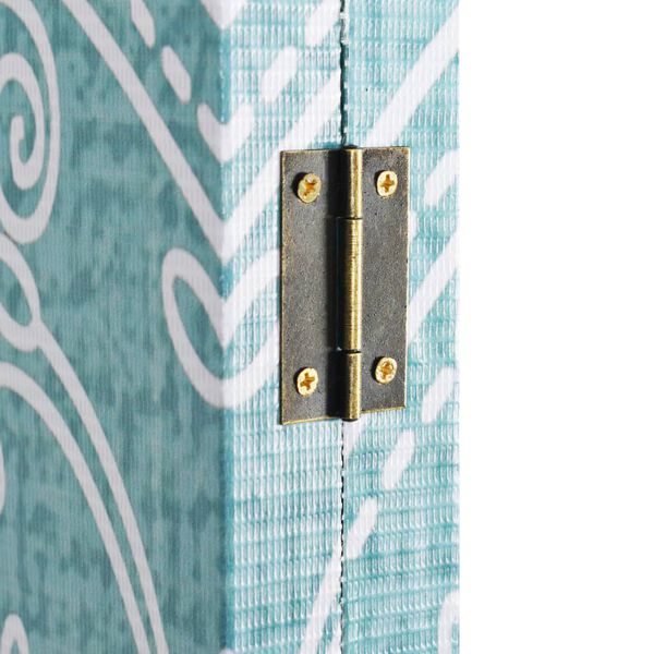 vidaXL Διαχωριστικό Δωματίου Πτυσσόμενο Πεταλούδα Μπλε 228 x 170 εκ.