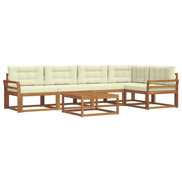 vidaXL &Sigma;&epsilon;&iota;&rho;ά &Kappa;&alpha;&nu;&alpha;&pi;έ &Epsilon;&xi;&omega;&tau;&epsilon;&rho;&iota;&kappa;&omicron;ύ &mu;&epsilon; &mu;&alpha;&xi;&iota;&lambda;ά&rho;&iota; 6 pcs &Phi;&upsilon;&sigma;&iota;&kappa;ό &kappa;&alpha;&iota; &Kappa;&rho;έ&mu;&alpha;