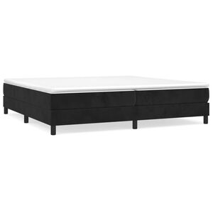 vidaXL &Kappa;&rho;&epsilon;&beta;ά&tau;&iota; Boxspring &mu;&epsilon; &Sigma;&tau;&rho;ώ&mu;&alpha; &Mu;&alpha;ύ&rho;&omicron; 200x200 &epsilon;&kappa;. &Beta;&epsilon;&lambda;&omicron;ύ&delta;&iota;&nu;&omicron;