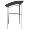 vidaXL Κιόσκι Ψησταριάς Ανθρακί 215 x 150 x 220 εκ. Ατσάλινο