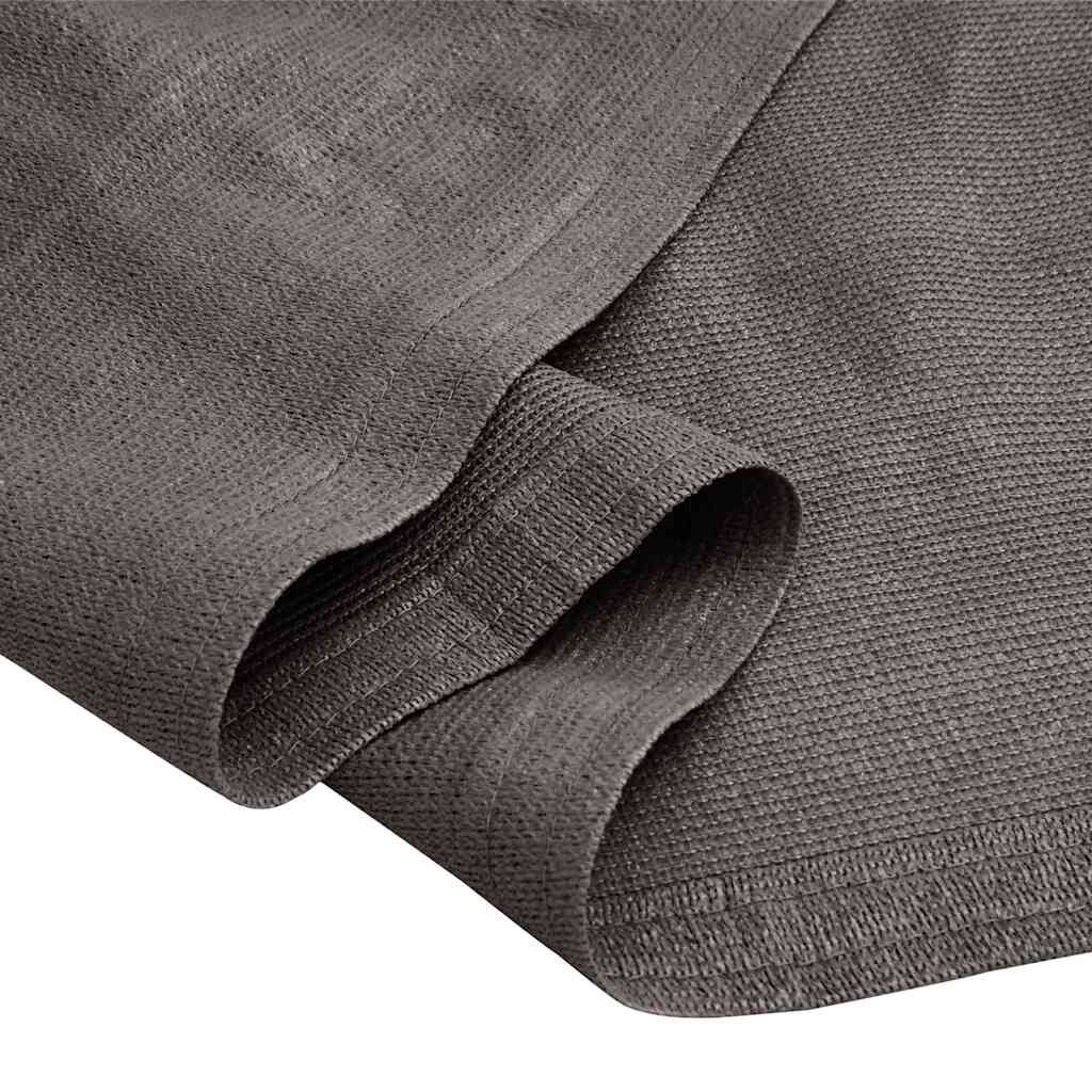 vidaXL Χαλί Σκηνής Ανθρακί 250 x 250 εκ. από HDPE