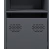 vidaXL Ντουλάπι Ανθρακί 135x39x73,5 εκ. από Χάλυβα Ψυχρής Έλασης