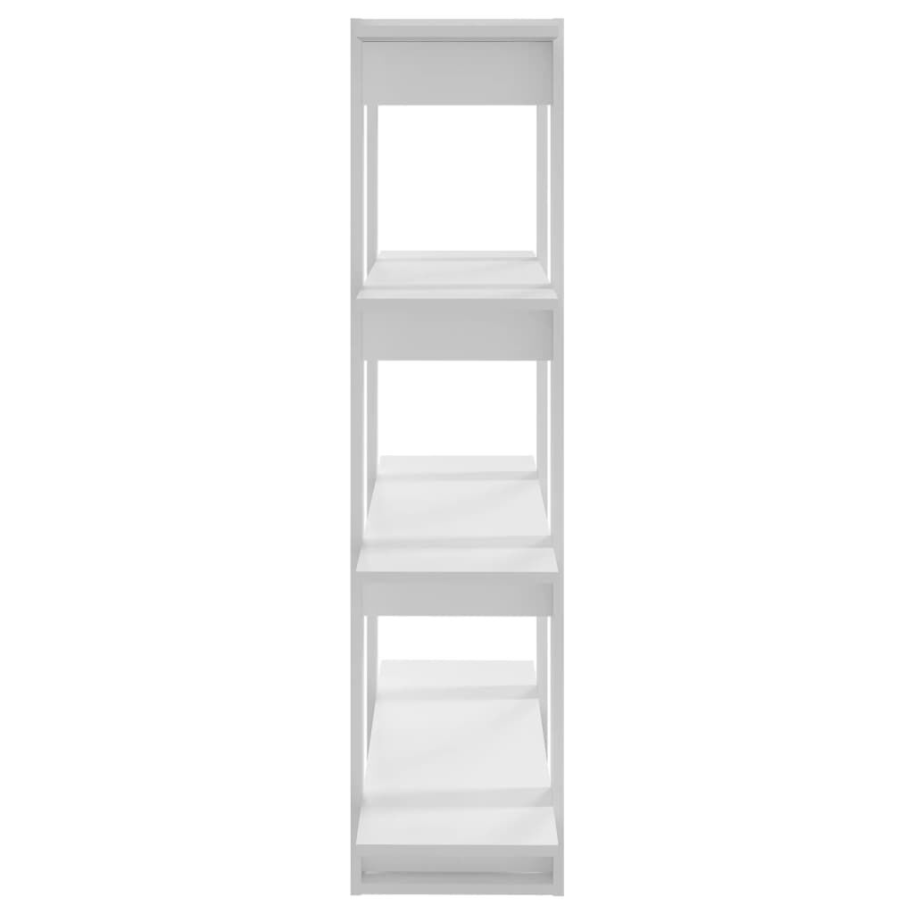 vidaXL Βιβλιοθήκη/Διαχωριστικό Χώρου Λευκό 100 x 30 x 123,5 εκ.