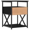 vidaXL Κομοδίνα 2 τεμ. Μαύρα 40 x 42 x 55 εκ. από Επεξεργασμένο Ξύλο