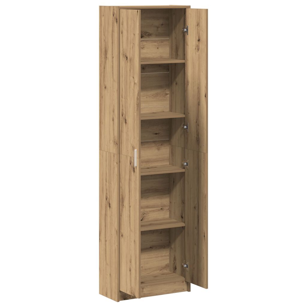vidaXL Ντουλάπα από καρυδιά 55x25x189 εκ. Επεξεργασμένο ξύλο
