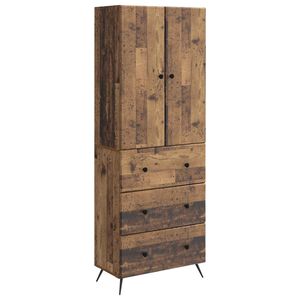 vidaXL &Sigma;έ&tau; &Nu;&tau;&omicron;&upsilon;&lambda;&alpha;&pi;&iota;ώ&nu; 2 &tau;&mu;&chi;. 66 x 34,5 x 90 &epsilon;&kappa; &Epsilon;&pi;&epsilon;&xi;&epsilon;&rho;&gamma;&alpha;&sigma;&mu;έ&nu;&omicron; &Xi;ύ&lambda;&omicron;