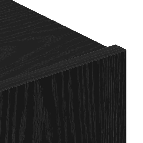 vidaXL Σετ Ντουλάπας Τηλεόρασης 3 pcs Μαύρη δρυς 200 x 30 x 30 cm