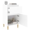 vidaXL Κομοδίνο Λευκό 40 x 35 x 70 εκ.