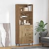 vidaXL Highboard &mu;&epsilon; &sigma;&upsilon;&rho;&tau;ά&rho;&iota; Artisan Oak 69,5 x 34 x 180 &epsilon;&kappa;.