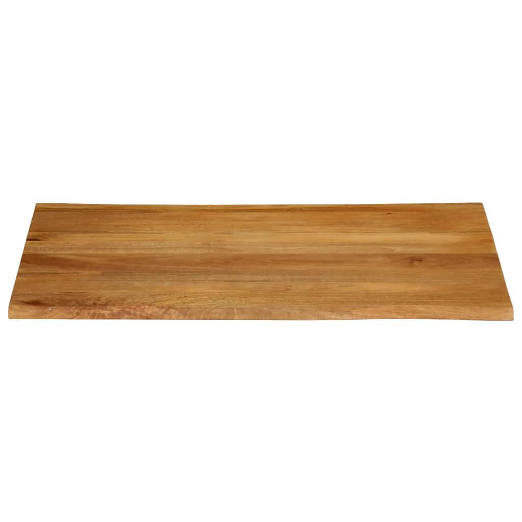 vidaXL Επιφάνεια Τραπεζιού 90x80x2,5 εκ. Live Edge Μασίφ Ξύλο Μάνγκο