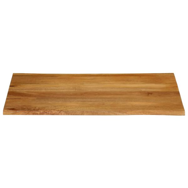 vidaXL Επιφάνεια Τραπεζιού 90x80x2,5 εκ. Live Edge Μασίφ Ξύλο Μάνγκο
