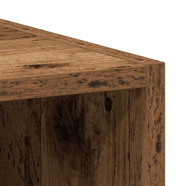 vidaXL κρεμαστό ντουλάπι Riga Παλιό ξύλο 30x29,5x60 cm