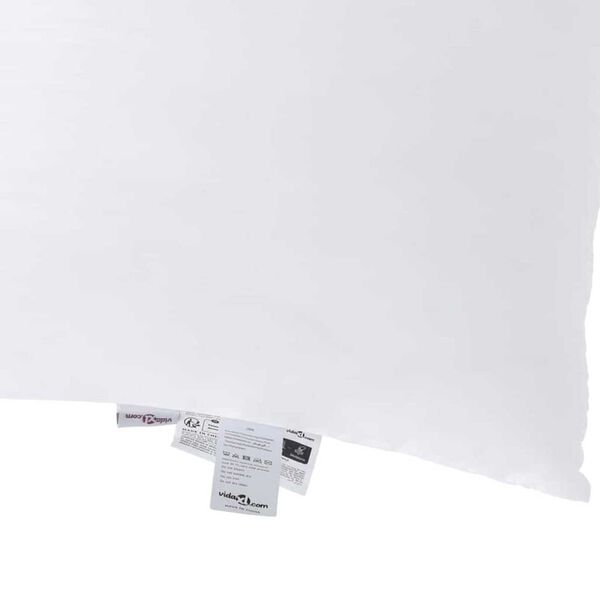 vidaXL Σετ Κουβέρτας με μαξιλάρι 3 pcs Λευκό 260 x 220 εκ. Μικροΐνες