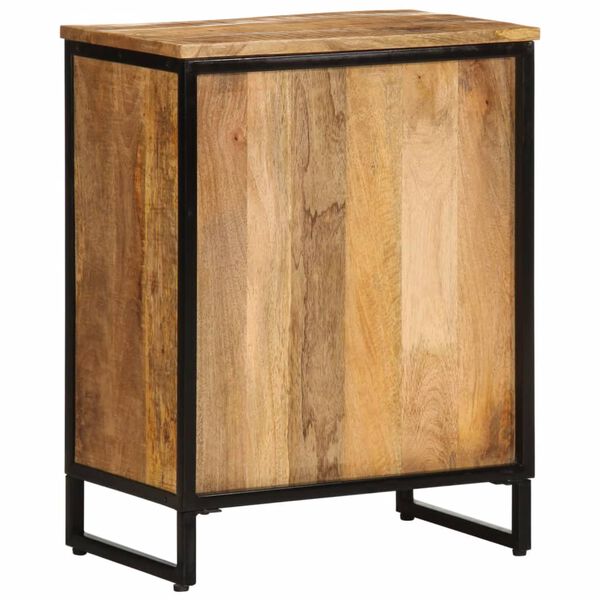 vidaXL Ραφιέρα Κρασιών για 9 Μπουκάλια 55x33x70 εκ. Μασίφ Ξύλο Μάνγκο
