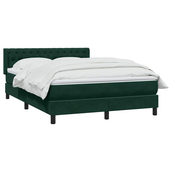 vidaXL &Kappa;&rho;&epsilon;&beta;ά&tau;&iota; Boxspring &mu;&epsilon; &Sigma;&tau;&rho;ώ&mu;&alpha; &Sigma;&kappa;&omicron;ύ&rho;&omicron; &Pi;&rho;ά&sigma;&iota;&nu;&omicron; 160x210&epsilon;&kappa;. &Beta;&epsilon;&lambda;&omicron;ύ&delta;&iota;&nu;&omicron;