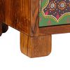 vidaXL Sideboard Πολύχρωμο 90x35x60 μασίφ ξύλο ακακίας