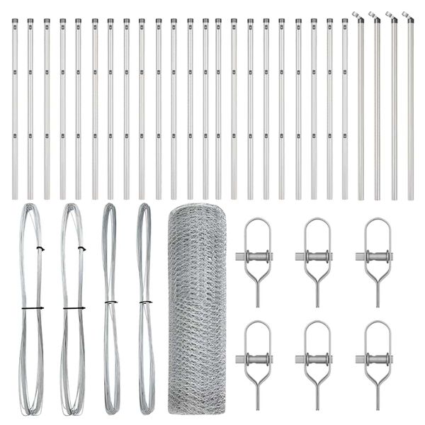 vidaXL &Sigma;&tau;ύ&lambda;&omicron;&sigmaf; &Pi;&epsilon;&rho;&iota;&phi;&rho;ά&xi;&epsilon;&omega;&nu; &Alpha;&sigma;&eta;&mu;ί 50 x 0,6 &mu; (25 mm &delta;ί&kappa;&tau;&upsilon;&omicron;) &Alpha;&tau;&sigma;ά&lambda;&iota;