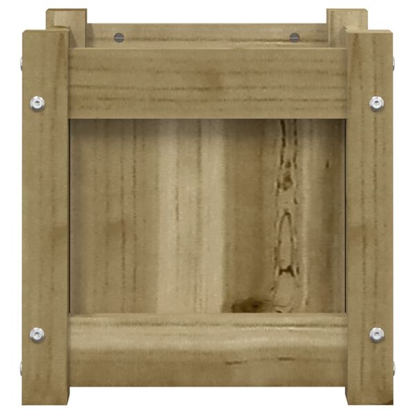 vidaXL Ζαρντινιέρα 31 x 31 x 31 εκ. Εμποτ. Ξύλο Πεύκου