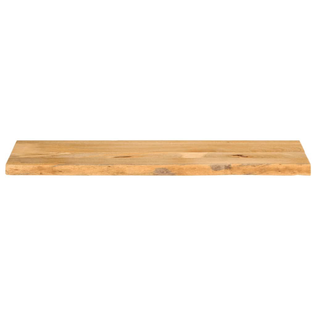 vidaXL Επιφάνεια Τραπεζιού 110x20x2,5 εκ. Live Edge Μασίφ Ξύλο Μάνγκο